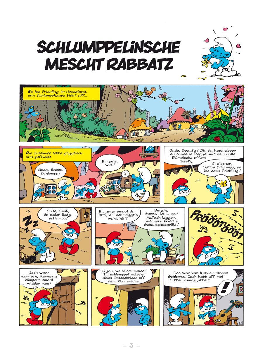 Thumbnail - Die Schlümpp Uff Hessisch: Schlumppelinsche Mescht Rabbatz Peyo
