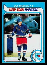 1979-80 TOPPS HOCKEY NHL Trading Card #30 - ULF NILSSON, New York Rangers 😎