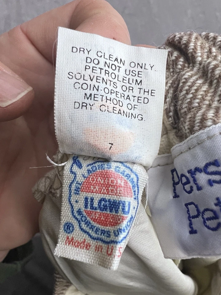 Falda Midi De Colección Años 60 70 Para Mujer Lana A Cuadros Talla 6 Bolsillos Preppy Mod Secretaria Foto 3 de 4