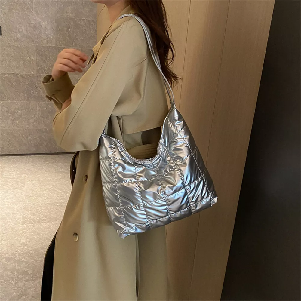 Large silver hotsell bag