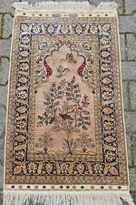 Exklusive Hereke-Seiden-Brücke / Türkei, 97 x 60 TOP-Zustand, wie neu, signiert