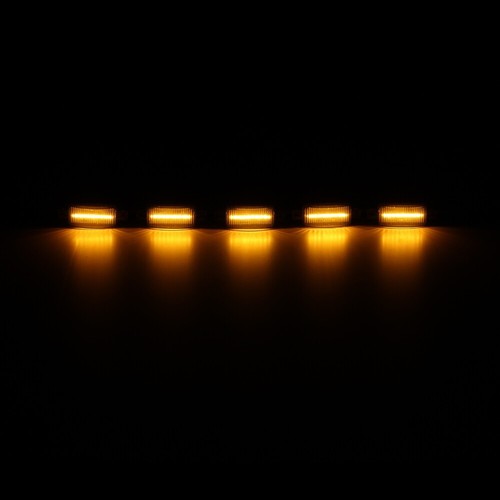 Luces de señalización de rejilla LED ahumadas 5 piezas para Ford F150 F250 F350 Raptor 2004-2019 - Imagen 9 de 12