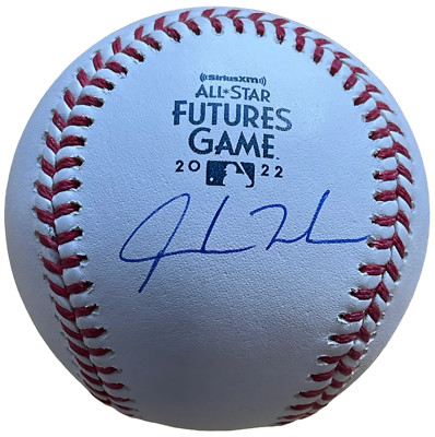 Jordan Walker 2022 Future Game Autographed Official Major League Baseball (Becke
