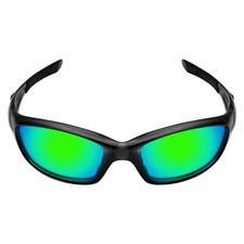POLARIZED Replacement Lenses for-Oakley Straight Jacket 2007 Sunglass Green