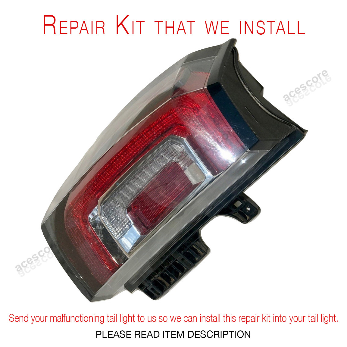 Купить GMC Yukon, Yukon XL, Denali Tail Light Lamp на Аукцион из