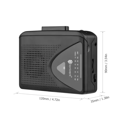 AM/FM Portable Pocket Radio and Voice Audio Personal Cassette Recorder Player - Picture 5 of 13