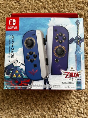 NEW The Legend of Zelda: Skyward Sword LE Joy-Con Controllers Nintendo Switch!