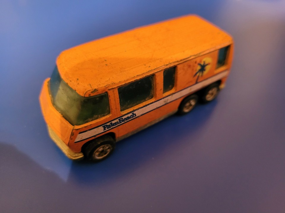 Vintage 1976 Hot Wheels Blackwall GMC MOTORHOME Palm Beach (Hong Kong
