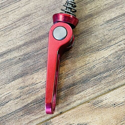 Vintage 90s Ringle Ti-Stix Titanium Front Skewer 9mm Red Anodized - Picture 3 of 7