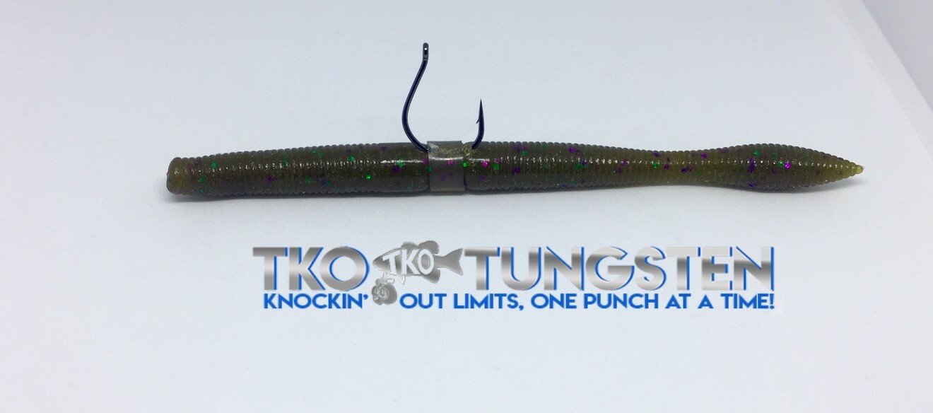 TKO Tungsten Wacky Neko Rig Kit O Rings w/ Install Pliers (2