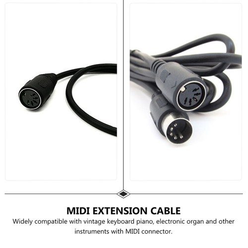 MIDI Verlängerung Kabel Instrument Kabel Instrument MIDI Kabel Zubehör - Afbeelding 7 van 12