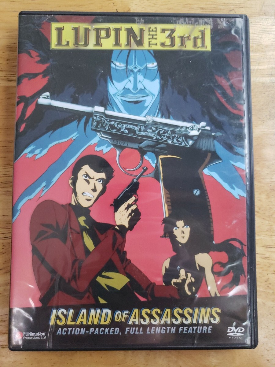 Funimation Lupin the Third Island of Assasins Anime DVD