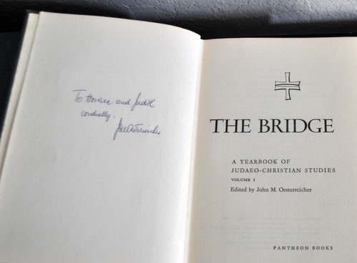SIGNED. THE BRIDGE. The Complete 1955 First Editions. John Oesterreicher - Picture 5 of 11