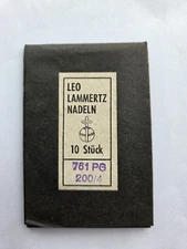 FROBANA Sole stitcher needles 761PG NEW OLD STOCK 10 PIECES