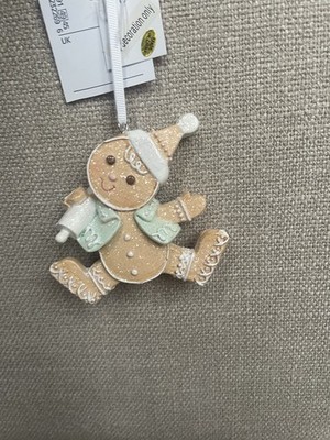 TK Maxx Homesense Christmas Iced Pastel Baby Lebkuchen Hängedeko