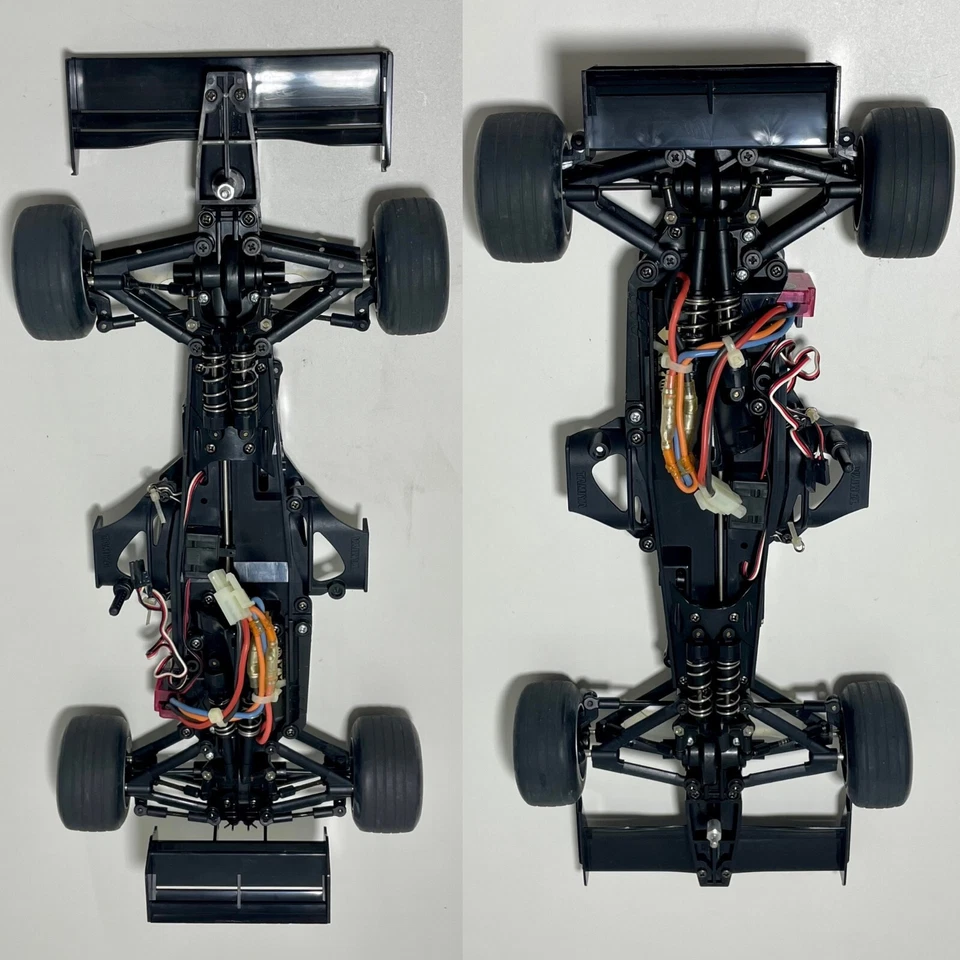 TAMIYA 58288 1/10 R/C Assemblato, telaio F201 usato con carrozzeria FERRARI... - Immagine 2 di 4