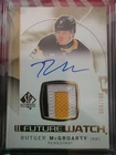 2024 SP AUTHENTIC #165 RUTGER MCGROARTY FUTURE WATCH PATCH AUTO RC /100