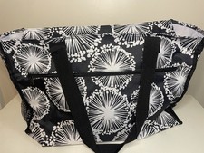 Thirty One Deluxe Organizing Utility Tote Dandelion Dream Excellent Condition