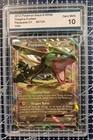 2012 Pokemon Rayquaza EX 85/124 Black & White Dragons Exalted Holo Gem Mint 10