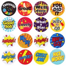 1000 Pieces Reward Stickers for Teachers,Fun Motivational Stickers Labels for Ki