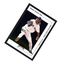 2001 Fleer PREMIUM PROSPECTS GREEN FOIL SP SANG-HOON LEE /1999 Red Sox KOREAN 