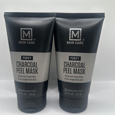 Lot 4 NEW M Skin Care Purify Charcoal Peel Mask  4.2 Oz Per Tube Sealed