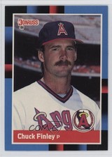 1988 Donruss Chuck Finley (Last Line Begins with Saving) #530 0b3