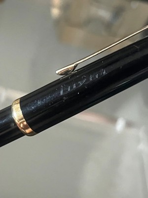 Luxor Fountain Pen Working Piston Black Vintage 1960s