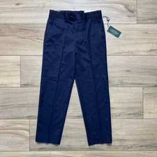 Lauren Ralph Lauren Boy Dress Suit Pants Size 6/23  -W Blue Adjustable Waist