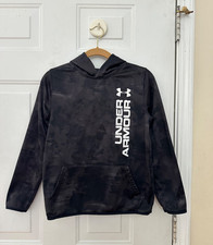 Under Armour ColdGear Hooded Sweatshirt, black, youth XL.