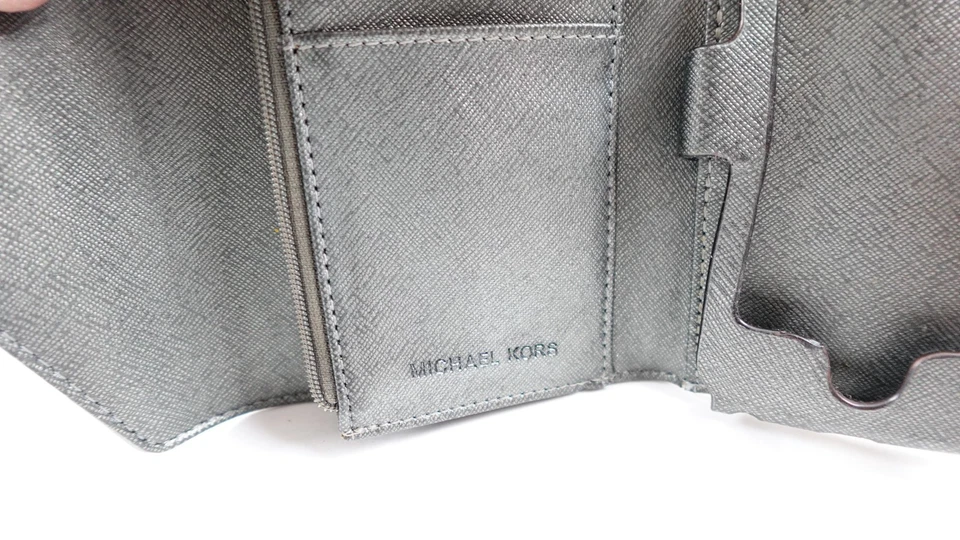 MICHAEL KORS ELECTRONICS Oro Rosa FIRMA MK LOGO IPHONE 4,4S FUNDA CARTERA CAJA Foto 4 de 4