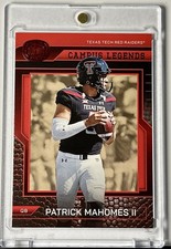2025 Patrick Mahomes Campus Legends Red Foil Icon Collection CL-3 Texas Tech