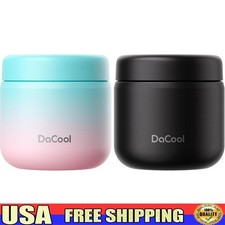 Kids Insulated Food Jar Thermos Hot Cold Meals BPA Free Dishwasher Safe 13oz New