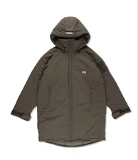 WIND AND SEA x WILD THINGS Olive Down Coat M Near Japan Collab