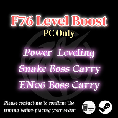  Fallout 76 PC Gleaming Depths Raid/EN06/Snake Carry/Level Boost/Power Leveling