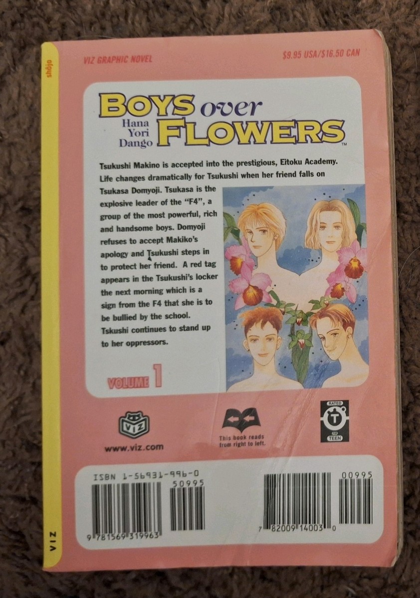 Boys Over Flowers Hana Yori Dango Vol. 1 Viz Manga English Graphic