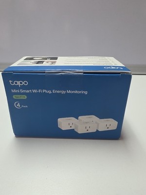 OB-TAPO Mini Smart Wi-Fi Plug 4 Pack. Energy Monitoring. New Free Shipping. 
