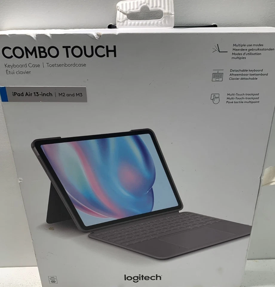 FAULTY Logitech Combo Touch Keyboard Case Apple iPad Air 13" M2 & M3 - Image 4 of 4