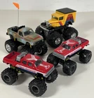 Matchbox So High Zee MC Toys 4x4 Big Dooley Dust Devil Monster Truck Lot Of 4