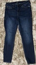 True Religion Halle Womens Size 24 Skinny Jeans Dark Wash Made in USA