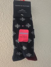 NWT Tommy Hilfiger 4 Pair Socks Winter Novelty Happy Holiday Christmas Size 7-12