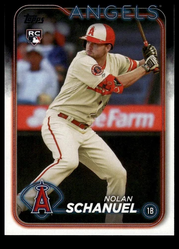 Nolan Schanuel 2024 Topps #53 Los Angeles Angels