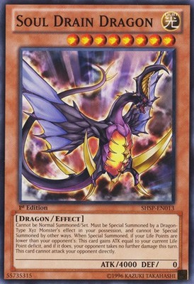 Soul Drain Dragon - SHSP-EN013 - Common - 1st Edition - Lightly Played