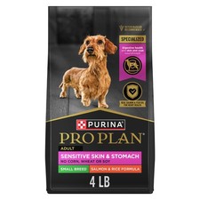 Purina Pro Plan Sensitive Skin and Stomach Dog Food Small 4 Pound Pack of 1 