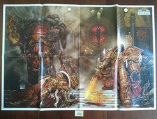 Warhammer 40k 30k Horus Heresy Adrian Smith Poster 2004 Double Sided Bretonnia
