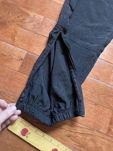 Nike Trainingshose schwarz Herren LG Baggy Y2K ungefüttert Reißverschluss Bündchen 32" Schrittlänge Vintage - Bild 6 von 16