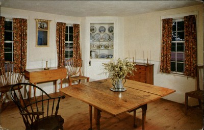 Solomon Richardson House Williamsburg VA ~ colonial furniture ~ export china