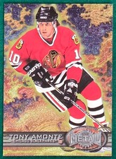 Tony Amonte - 1996-97 Metal Universe #24 - Chicago Blackhawks Hockey Card