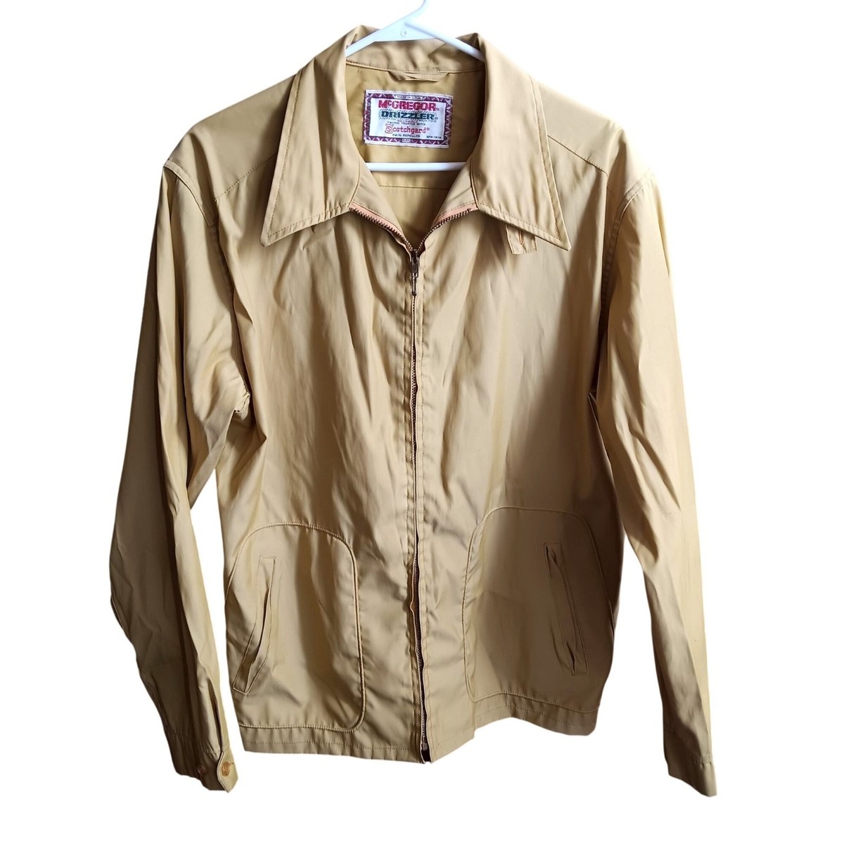 True Vintage Golf Jacket XL Tall 44L McGregor Drizzler Golden Rain 