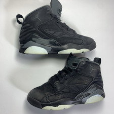 Nike Air Jordan 6 Retro Black Shoes Youth Size 11C Triple Black DZ5578-001 Kids